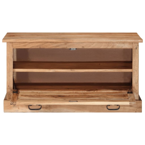 vidaXL Shoe Storage Bench 85x40x45 cm Solid Acacia Wood