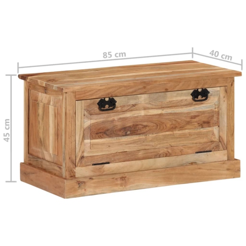 vidaXL Shoe Storage Bench 85x40x45 cm Solid Acacia Wood