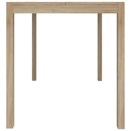 vidaXL Dining Table 110x70x75 cm Solid Wood Acacia