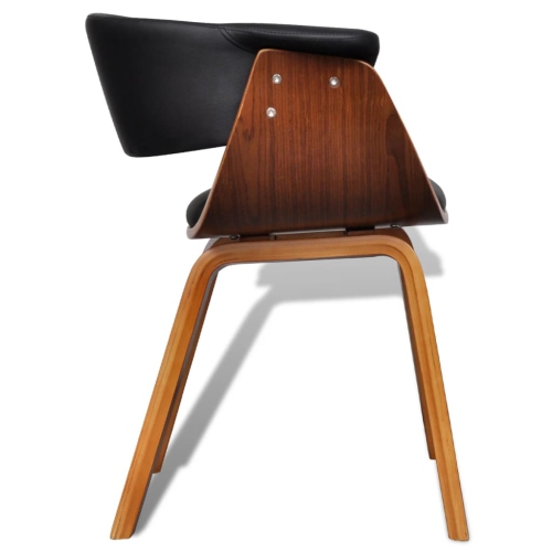 Modern Artificial Leather Wood Dining Chair
