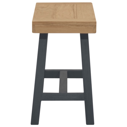 Banc en teck massif 80 cm de vidaXL