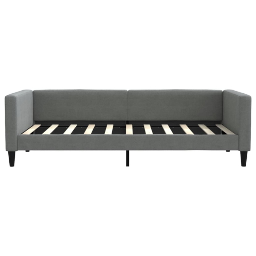 vidaXL Daybed with Trundle without Mattress Dark Grey 100x190 cm