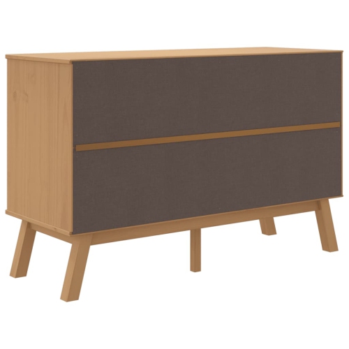 vidaXL Sideboard OLDEN Brown 114x43x73.5cm Solid Wood Pine