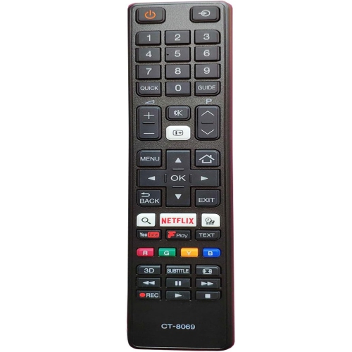 New Remote Control CT-8069 for Toshiba Smart TV 32D3653DB 55U6663DB 49U6663DB 32W3753DB 49U6763DB 32D3753DB 49U5766DB 43L3753DB