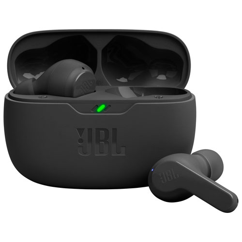 Refurbished - JBL Vibe Beam In-Ear Sound Isolating True Wireless Earbuds - Black