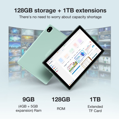 Doogee U10 Tablet Pc 10.1" Ips Hd Display- Green