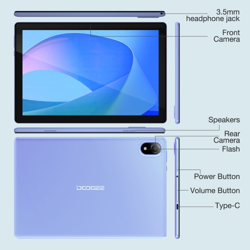 Doogee U10 Tablet Pc- Purple