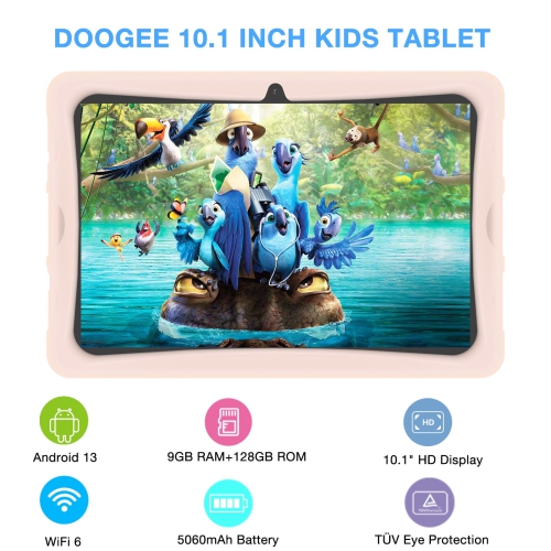 Doogee U10 Kid Tablet Pc - Candy Pink