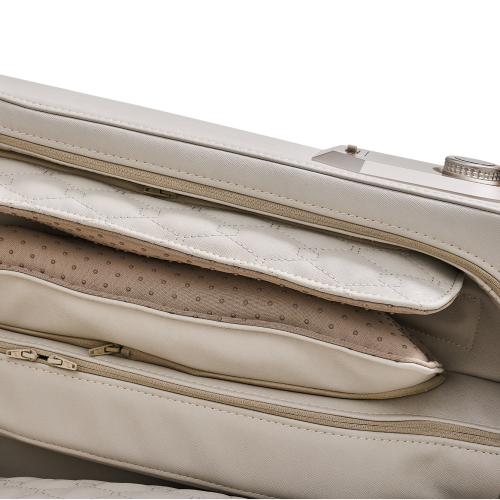 Bodyfriend Falcon Massage Chair 4 XD Module for Separate Leg Movement and Core Muscle Massage-Beige/Leather - FREE SHIPPING