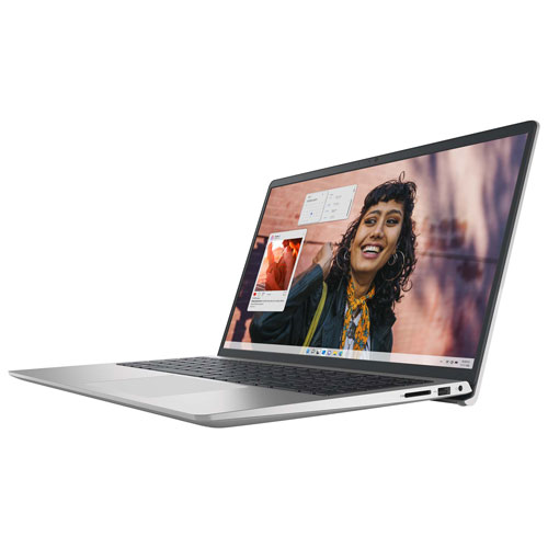 Portable à écran tactile de 15,6 po Inspiron de Dell - Argenté platine