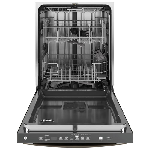 GE 24" 45dB Built-In Dishwasher with Third Rack - Slate