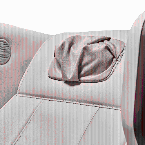 Bodyfriend Familie Reclining Massage Chair with Multi Massage Modes and Rotatable Footrest-Brown/Leather - FREE SHIPPING