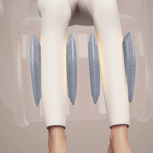 Bodyfriend Familie Reclining Massage Chair with Multi Massage Modes and Rotatable Footrest-Brown/Leather - FREE SHIPPING