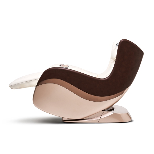 Bodyfriend Eliza Compact Reclining Massage Chair Delivering Powerful Neck and Shoulder Massage with Hip Air Massage-Cream/Leather - FREE SHIPPING