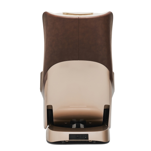 Bodyfriend Eliza Compact Reclining Massage Chair Delivering Powerful Neck and Shoulder Massage with Hip Air Massage-Cream/Leather - FREE SHIPPING