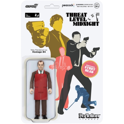 Super7 - The Office - ReAction Figures Wave 1 - Toby Flenderson as Hostage #4 [COLLECTABLES]
