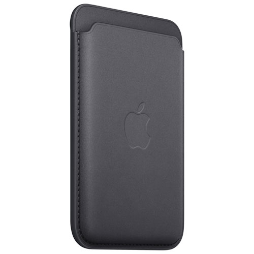 Apple FineWoven Wallet with MagSafe for iPhone 15/14/13/12 - Black OEM part by APPLE - Refurbished condition - Image 2