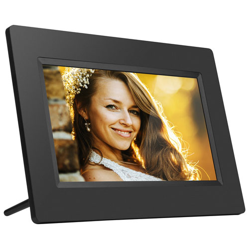 Aluratek 7" Wi-Fi Digital Photo Frame - Black