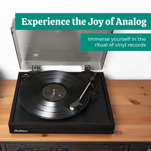 Tourne-disque en vinyle Montrose d'Electrohome, tourne-disque à entraînement par courroie, tête de lecture Audio-Technica, préamplificateur intégré,