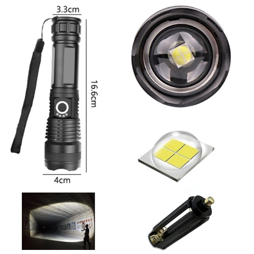 axGear LED Flashlight Super Bright Rechargeable 10000 Lumen Waterproof Outdoor