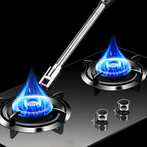 axGear USB Rechargeable Lighter Electric Windproof Candle Lighter BBQ Arc Long Neck