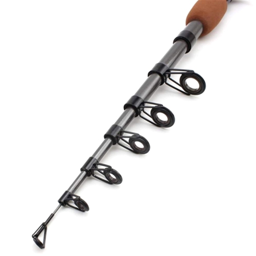 Canne à pêche télescopique et réglable axGear, extensible et rotative