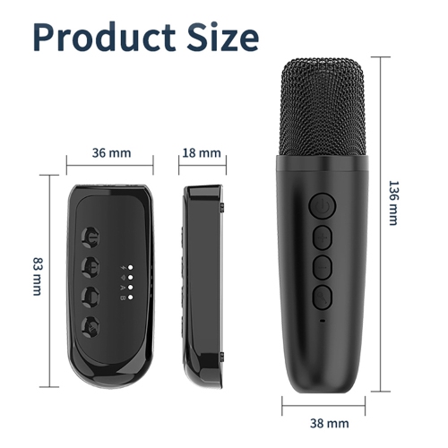 axGear Wireless Karaoke Companion Machine Bluetooth Mic KTV DSP Mixer Amplifier