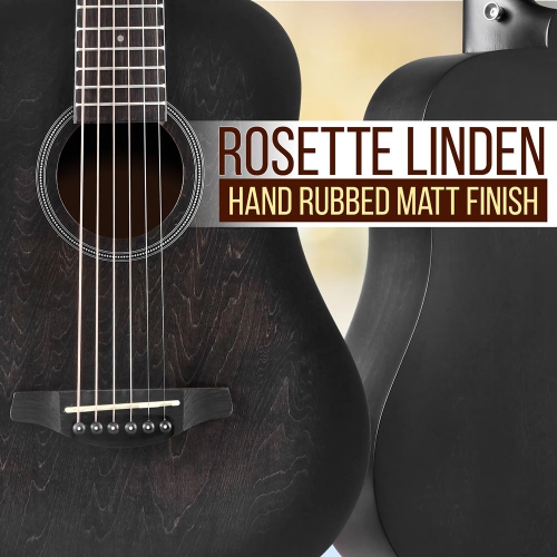 34'' Beginners 6-String Acoustic Guitar - 1/2 Junior Size Guitar with Accessory Kit