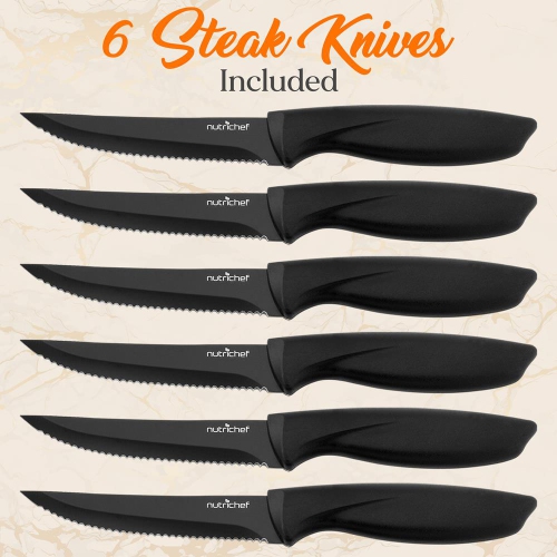 17-Piece Kitchen Precision Knives Set - Versatile Stainless Steel Knife Set with Blockstand , Ideal for Cutting, Slicing, Chopping, and Dicing