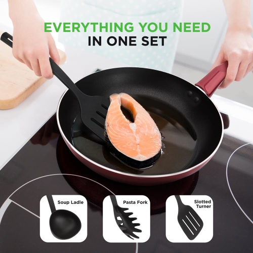 Kitchenware Pots & Pans - Stylish Kitchen Cookware Set, Non-Stick