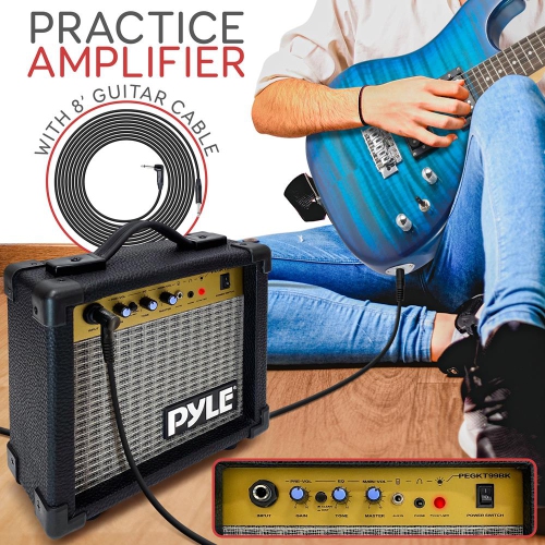 6-String Electric Guitar Kit- Includes Amplifier with Accessory Kit