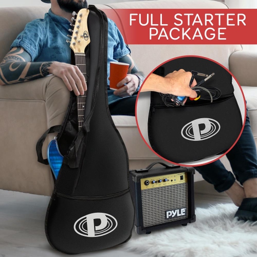 6-String Electric Guitar Kit- Includes Amplifier with Accessory Kit