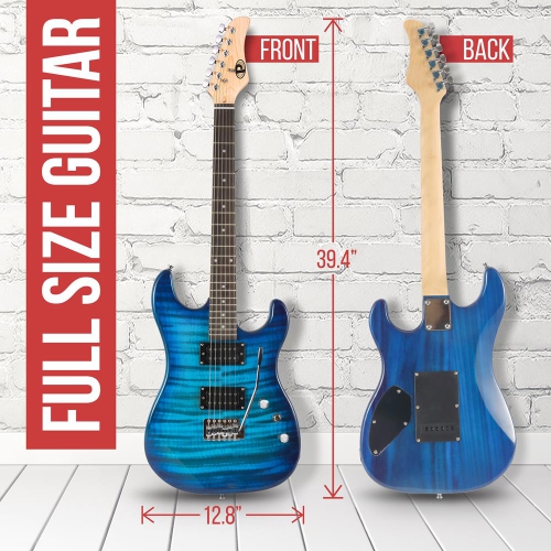 6-String Electric Guitar Kit- Includes Amplifier with Accessory Kit