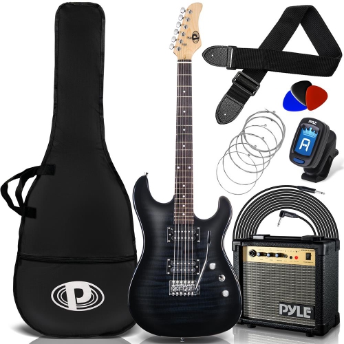 6-String Electric Guitar Kit- Includes Amplifier with Accessory Kit