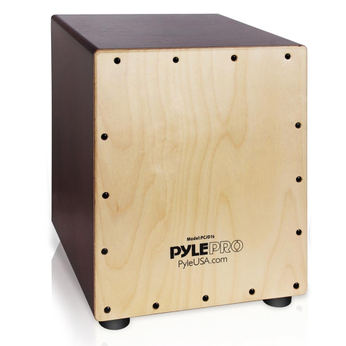 PYLE  Stringed Jam Cajon - Wooden Cajon Percussion Box