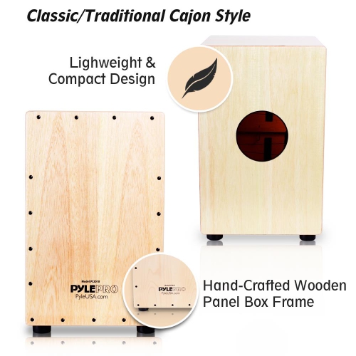 Strailed Jam Cajon - Coffret à percussion Cajon en bois