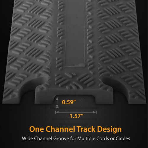 Cable Protector Cover Ramp - Cord/Wire Safety Concealment Track