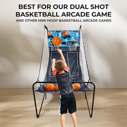 4 Pcs. Rubber Basketball - Made for Indoor and Outdoor Basketball Games with Deep Channel Construction