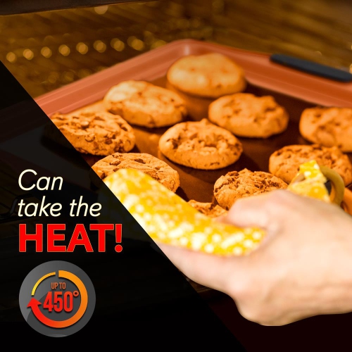 5 ordinateurs. Ensemble de moules à cuisson Professional Home - plats de cuisson en métal de qualité commerciale, APFO, PFOS, sans PTFE