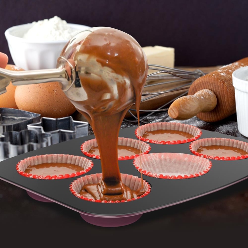 8pcs. Ensembles de plats de cuisson empilables en acier au carbone - revêtement antiadhésif, ensemble de plaques de cuisson