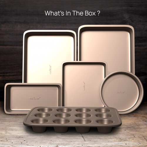 Plaques de cuisson pour four de cuisine - Ensemble de plaques de cuisson antiadhésives