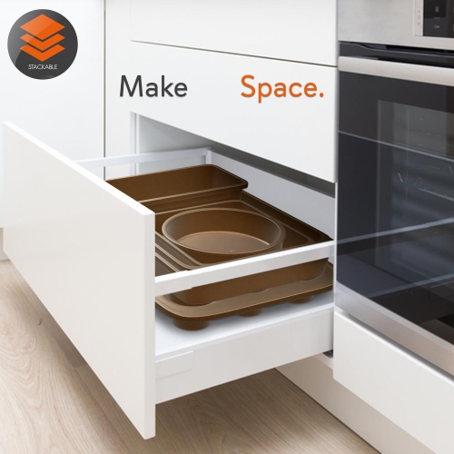 Plaques de cuisson pour four de cuisine - Ensemble de plaques de cuisson antiadhésives