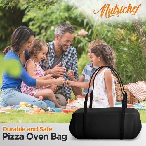 Durable and Safe Pizza Oven Bag with Handle, Ideal for Transportation