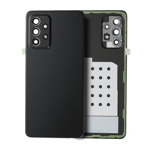 Replacement Back Cover Glass W/Camera Lens Compatible Samsung Galaxy A52 5G (Awesome Black) (Service Pack)