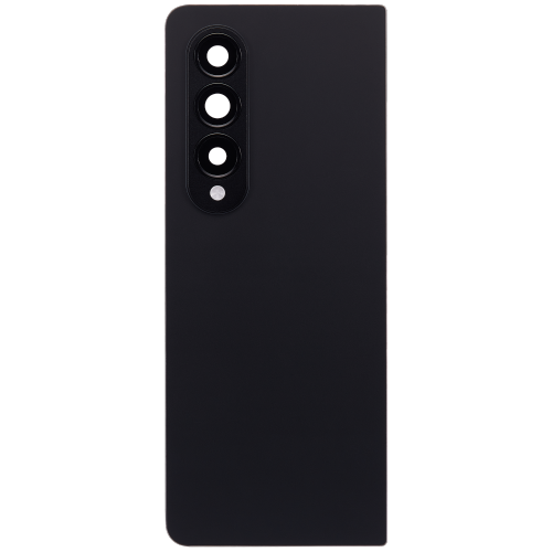 Replacement Back Cover Glass With Camera Lens Compatible For Samsung Galaxy Z Fold 4 (Phantom Black)