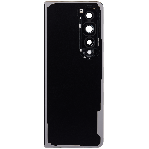 Replacement Back Cover Glass With Camera Lens Compatible For Samsung Galaxy Z Fold 4 (Phantom Black)