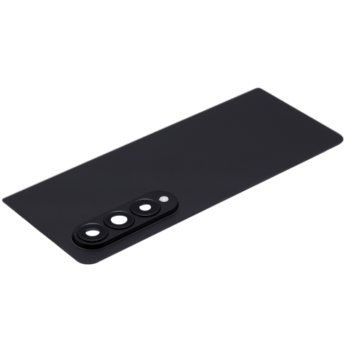 Replacement Back Cover Glass With Camera Lens Compatible For Samsung Galaxy Z Fold 4 (Phantom Black)