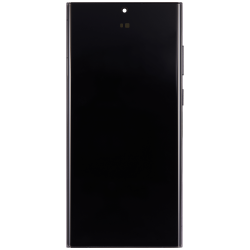 Replacement OLED Assembly With Frame Compatible For Samsung Galaxy S22 Ultra 5G (Phantom Black)