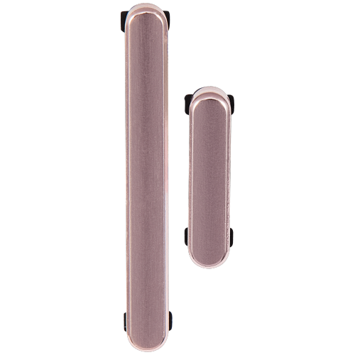 Boutons rigides de rechange compatible avec les Galaxy S22/S22 plus de Samsung (rose doré)