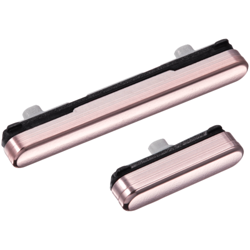Boutons rigides de rechange compatible avec les Galaxy S22/S22 plus de Samsung (rose doré)